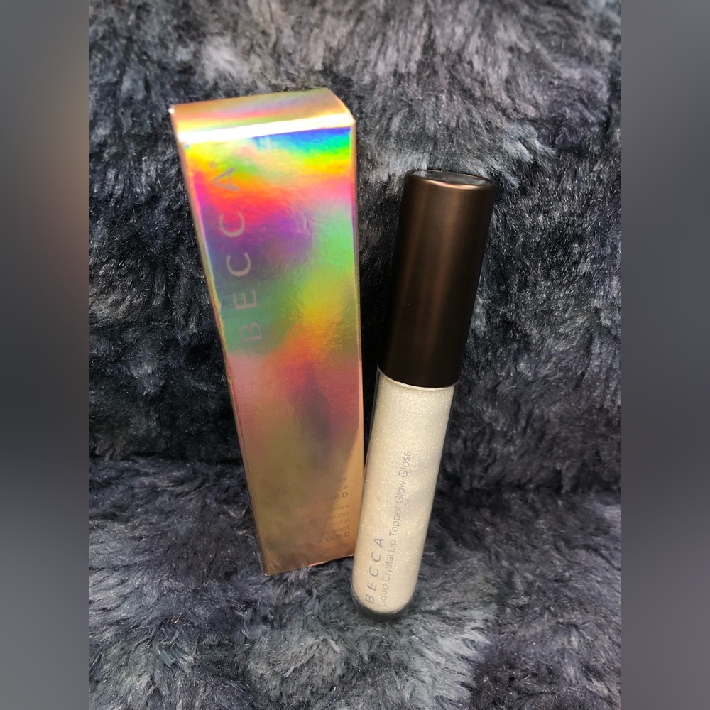 NIB -PEARL X GOLD- Becca Liquid Crystal Lip Topper Glow Gloss